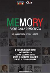 locandina di "Memory. Fughe dalla Democrazia"