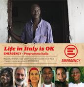locandina di "Life in Italy is Ok - Emergency Programma Italia"