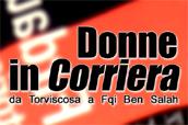 locandina di "Donne in Corriera - Da Torviscosa a Fqui Ben Salah"