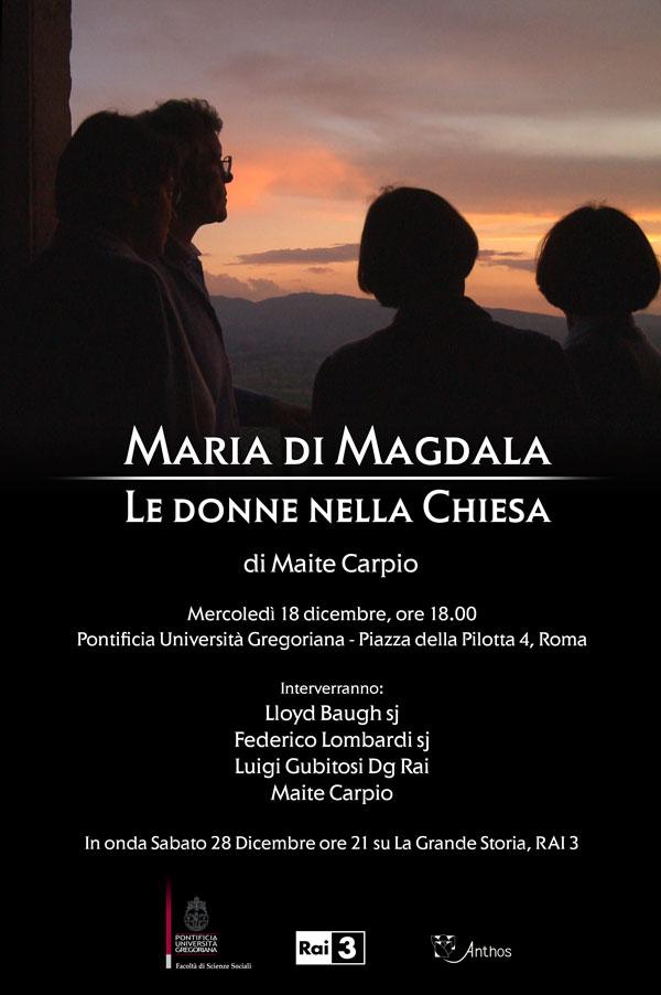 locandina di "Maria di Magdala. Le Donne nella Chiesa"