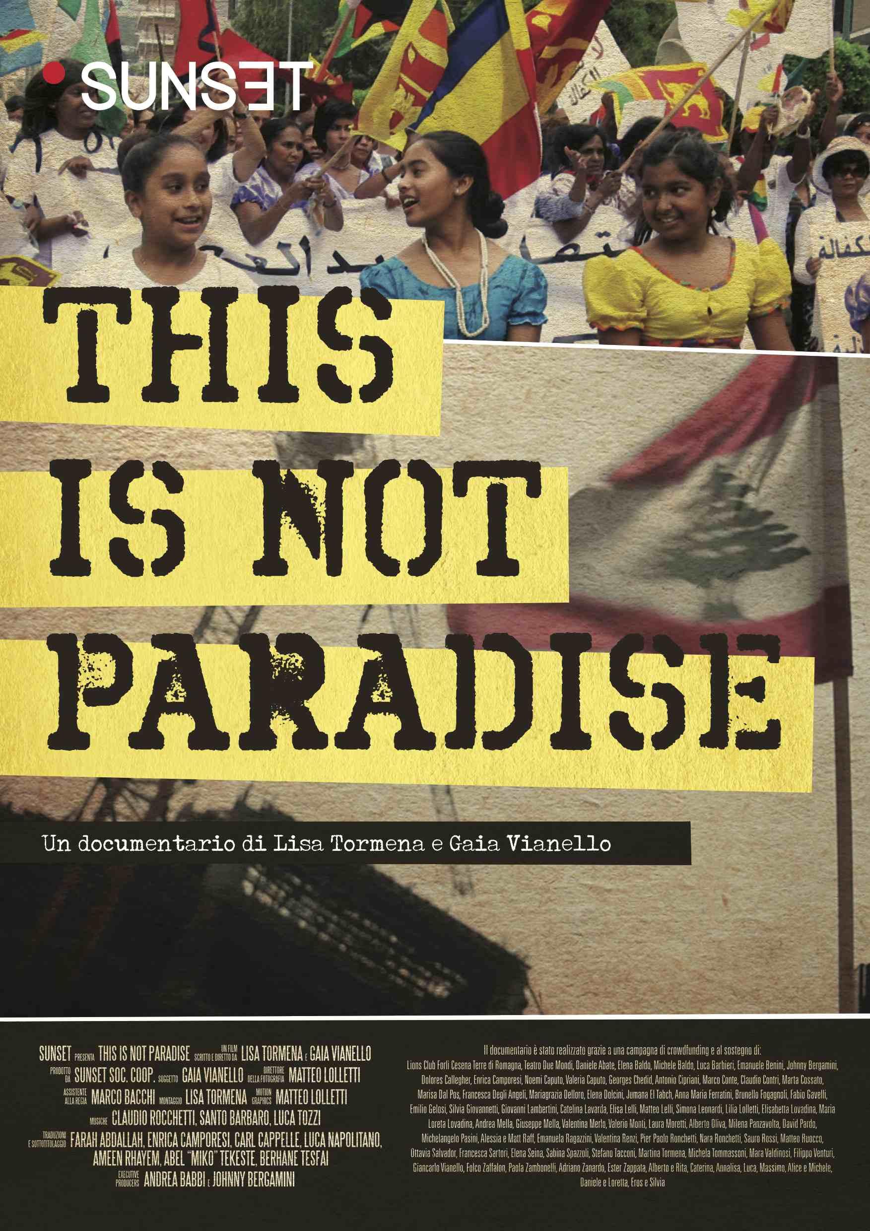 locandina di "This is Not Paradise"