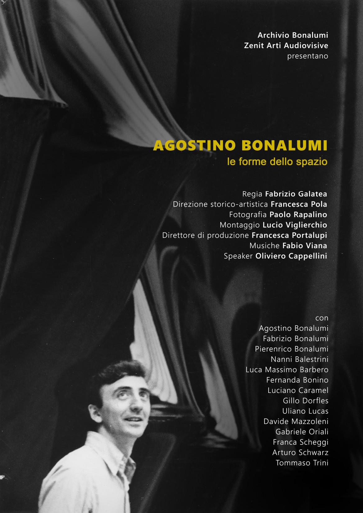 locandina di "Agostino Bonalumi - Le Forme dello Spazio"