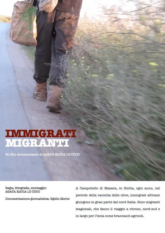 locandina di "Immigrati Migranti"