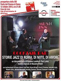 locandina di "Cocktail Bar. Storie Jazz di Roma, di Note, di Amori"