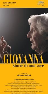 locandina di "Giovanna, Storie di una Voce"