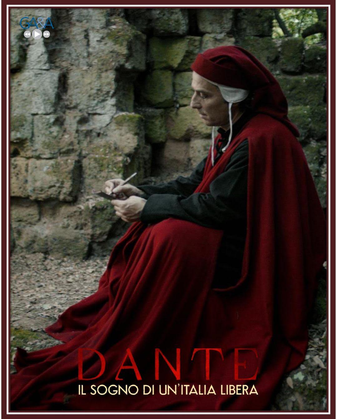 locandina di "Dante, il Sogno di un'Italia Libera"