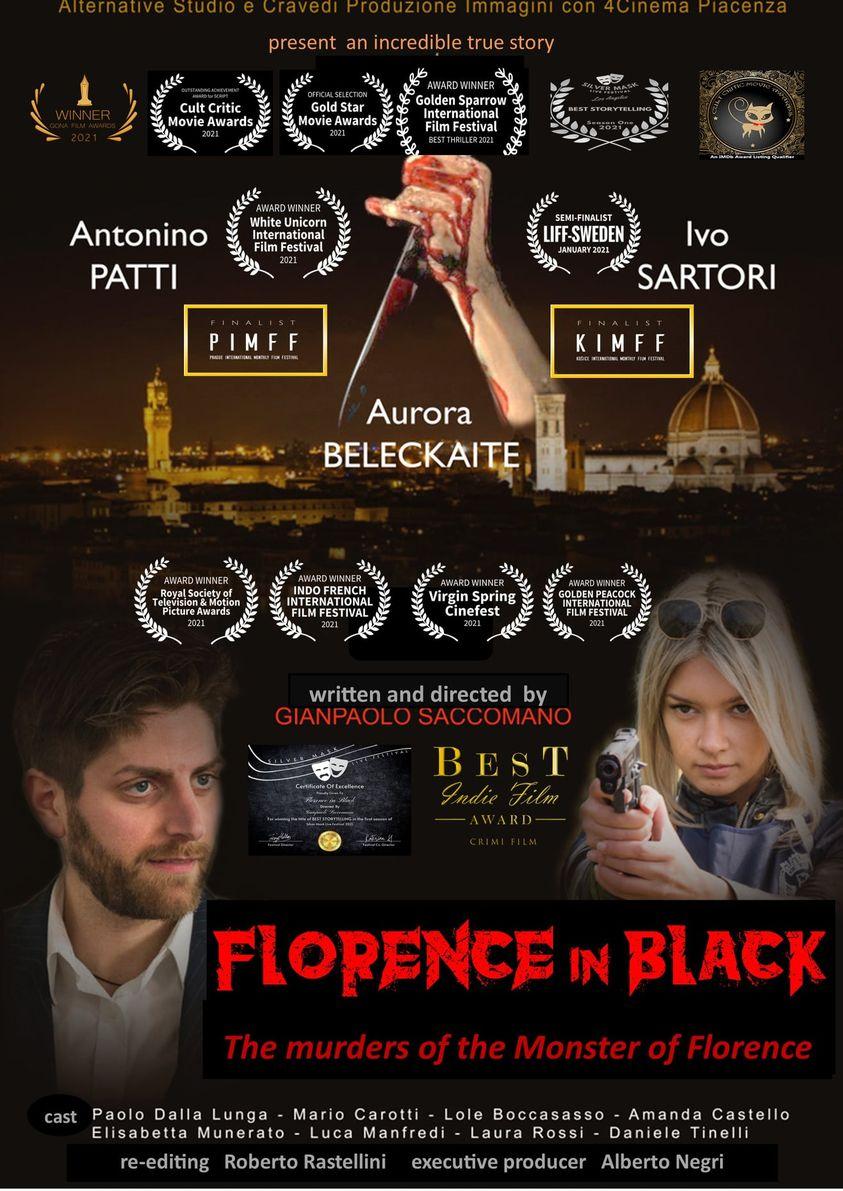 locandina di "Firenze in Nero: L'Omicidio del Mostro di Firenze"