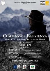 locandina di "Coscienza e Resistenza - Giosue' Gianavello - Il Leone di Rora'"